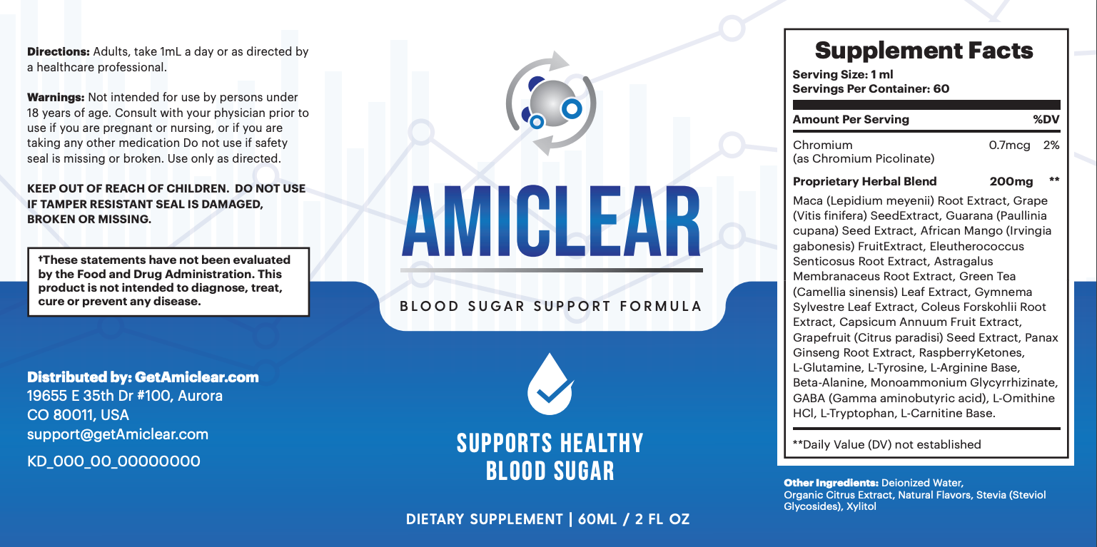 Amiclear Label
